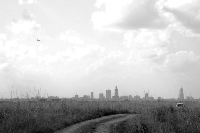 Nairobi skyline sunny day.