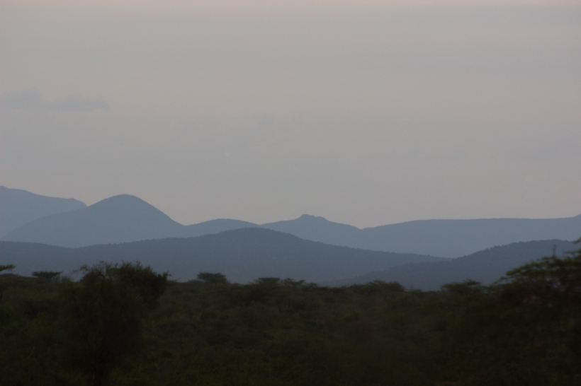 Samburu undulating landscape.