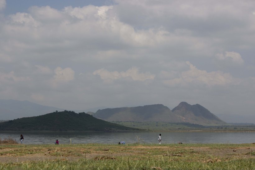 Landscape at Lake Elementaita, Kenya.